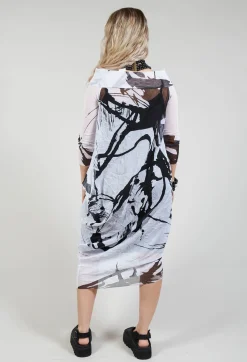 Xenia Design Dresses^OSLO Dress in Black White Colourful