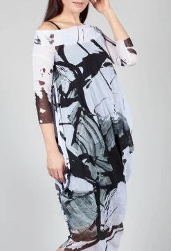 Xenia Design Dresses^OSLO Dress in Black White Colourful