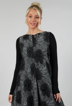 Xenia Design Dresses^Overall Printed Jumpsuit in Black and White