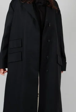 Malloni Coats^Overcoat in Degas Nero