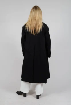 Malloni Coats^Overcoat in Degas Nero