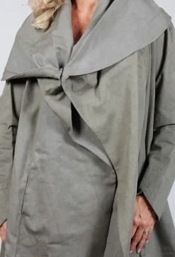 Jayko Coats^Oversized Draped Wapi Coat in Green