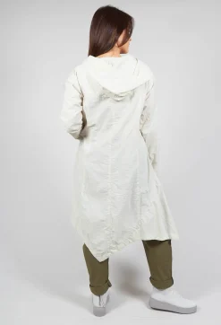 Jayko Shirts & Blouses^Oversized Hooded Istu Tunic in White Clay