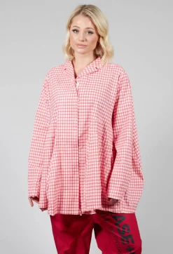 Rundholz Black Label Jackets^Oversized Lightweight Jacket in Cherry Check