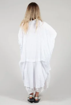 Moyuru Shirts & Blouses^Oversized Longline Shirt in White