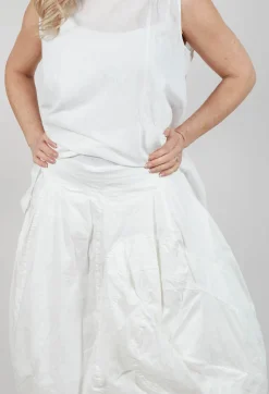Rundholz Mainline Skirts^Oversized Pocket Skirt in Starwhite