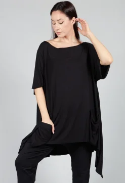 Philomena Christ Tops^Oversized T Shirt in Black