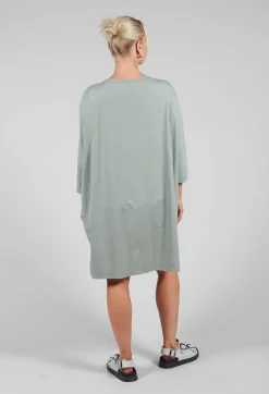 Moyuru Dresses^Oversized T-Shirt Dress in Green