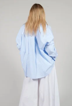 Amici Shirts & Blouses^Oxford Shirt in Striped Blue