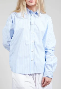 Amici Shirts & Blouses^Oxford Shirt in Striped Blue