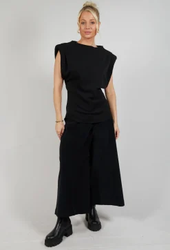 Stefano Mortari Tops^Padded Blouse in Black