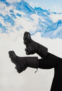 Malloni Boots^Padded Boots in Nero