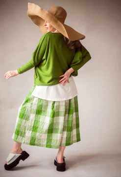 Mama B Skirts^Panarea Q Skirt in Avocado