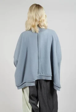 Moyuru Jumpers^Panelled Knit Jumper in Grey