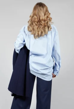 Malloni Shirts & Blouses^Panelled Shirt in Chianti Sky