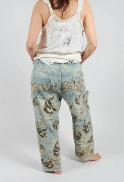 Magnolia Pearl Trousers^Paranoid Miner Denims in Faded Indigo