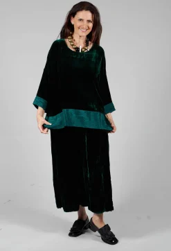 Bianco Levrin Tops^Paris Oriana Shirt in Bottle Green