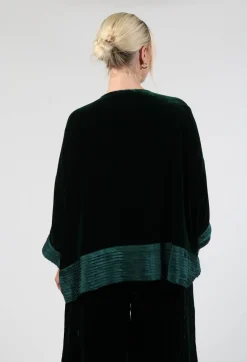 Bianco Levrin Tops^Paris Oriana Shirt in Bottle Green