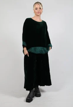 Bianco Levrin Tops^Paris Oriana Shirt in Bottle Green