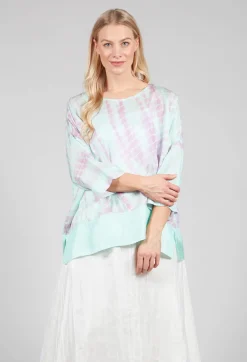 Bianco Levrin Shirts & Blouses^Paris Shirt in Lilla and Acqua