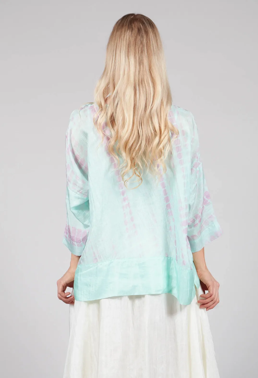 Bianco Levrin Shirts & Blouses^Paris Shirt in Lilla and Acqua