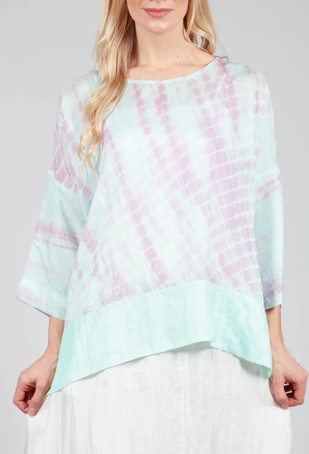 Bianco Levrin Shirts & Blouses^Paris Shirt in Lilla and Acqua