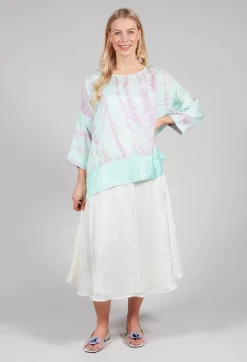 Bianco Levrin Shirts & Blouses^Paris Shirt in Lilla and Acqua