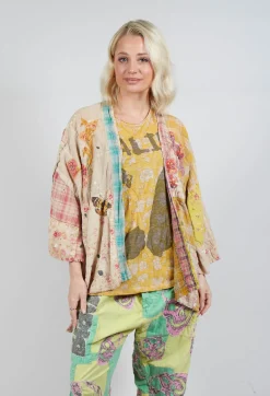 Magnolia Pearl Jackets^Patchwork Beatix Kimono in Madras App