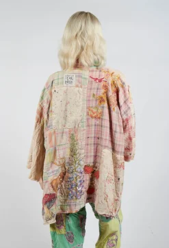 Magnolia Pearl Jackets^Patchwork Beatix Kimono in Madras App