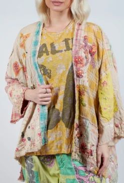 Magnolia Pearl Jackets^Patchwork Beatix Kimono in Madras App