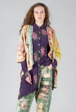 Magnolia Pearl Jackets^Patchwork Beatix Kimono in Madras App