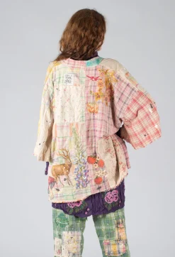 Magnolia Pearl Jackets^Patchwork Beatix Kimono in Madras App