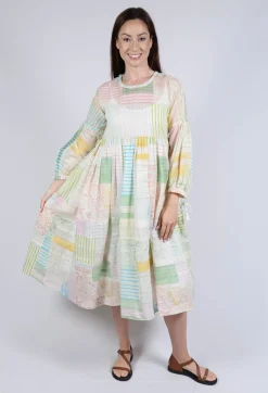 EKA Dresses^Patchwork Dress in Multicolour
