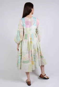 EKA Dresses^Patchwork Dress in Multicolour