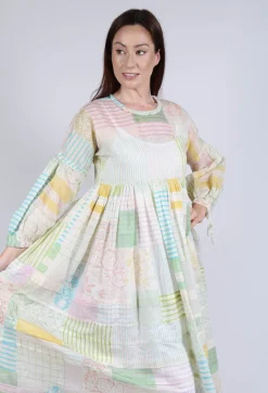 EKA Dresses^Patchwork Dress in Multicolour