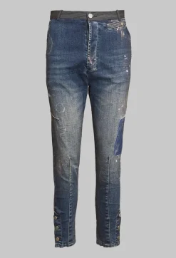 Umit Unal Jeans^Patchwork Jeans in Original