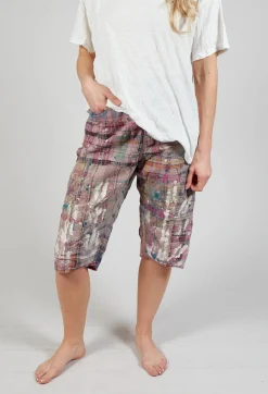 Magnolia Pearl Shorts^Patchwork Miner Shorts in Madras Pink