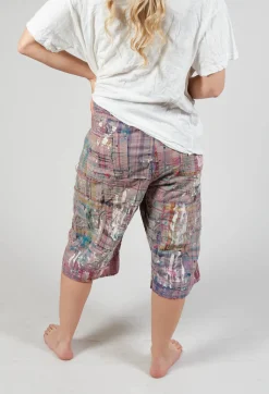 Magnolia Pearl Shorts^Patchwork Miner Shorts in Madras Pink