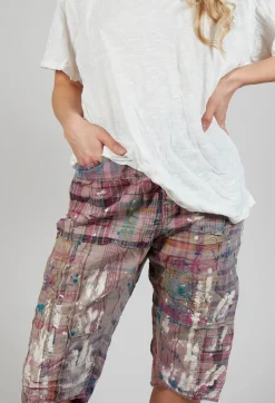 Magnolia Pearl Shorts^Patchwork Miner Shorts in Madras Pink