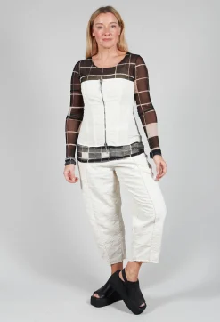 Masnada Trousers^Pattern Trousers in Chalk