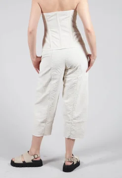 Masnada Trousers^Pattern Trousers in Chalk