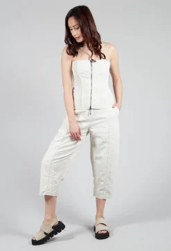 Masnada Trousers^Pattern Trousers in Chalk