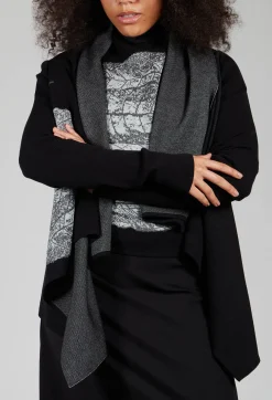 Sarah Pacini Knitwear|Cardigans^Patterned Cardigan in black