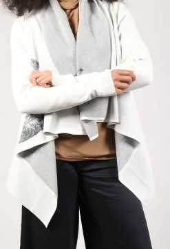 Sarah Pacini Knitwear|Cardigans^Patterned Cardigan in Grey