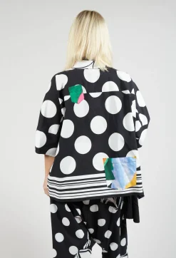 Bize Shirts & Blouses^Patterned Shirt in Original Black