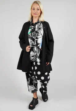 Bize Shirts & Blouses^Patterned Shirt in Original Black