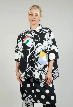 Bize Shirts & Blouses^Patterned Shirt in Original Black