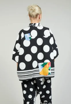 Bize Shirts & Blouses^Patterned Shirt in Original Black