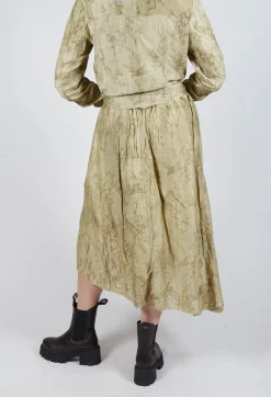 Aleksandr Manamis Skirts^Patterned Skirt in Moss