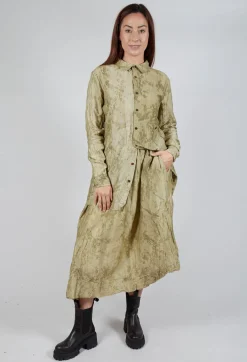 Aleksandr Manamis Skirts^Patterned Skirt in Moss